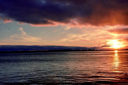 Atardecer en el Lago Ontario