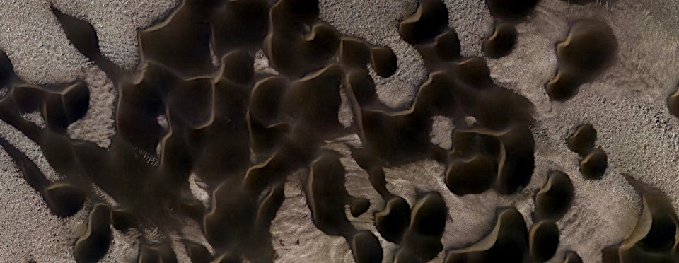 Mars - Polar Barchan Dunes