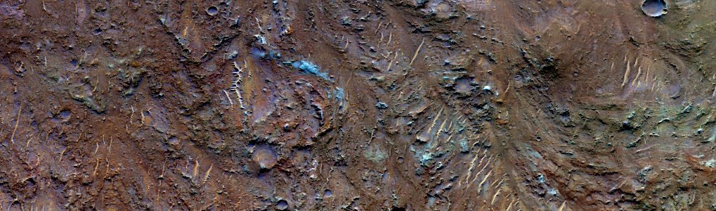Mars - Crater in Tyrrhena Terra