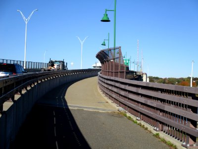 Oct. 24, 2019 A Walk Across the Veterans Memorial Bridge in Fall River, MA