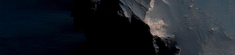 Mars - Cliffs in Coprates Chasma photo