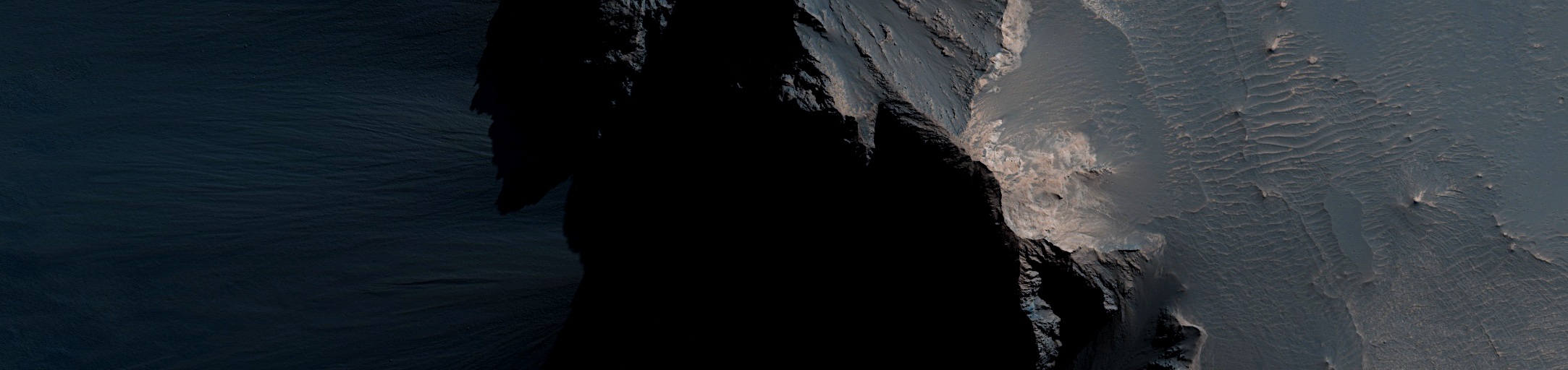 Mars - Cliffs in Coprates Chasma