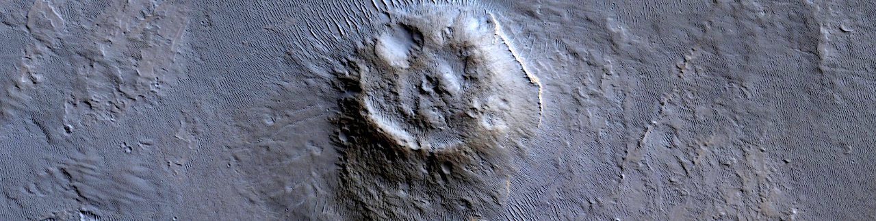 Mars - Mound in Holden Crater