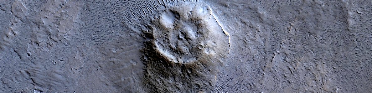 Mars - Mound in Holden Crater
