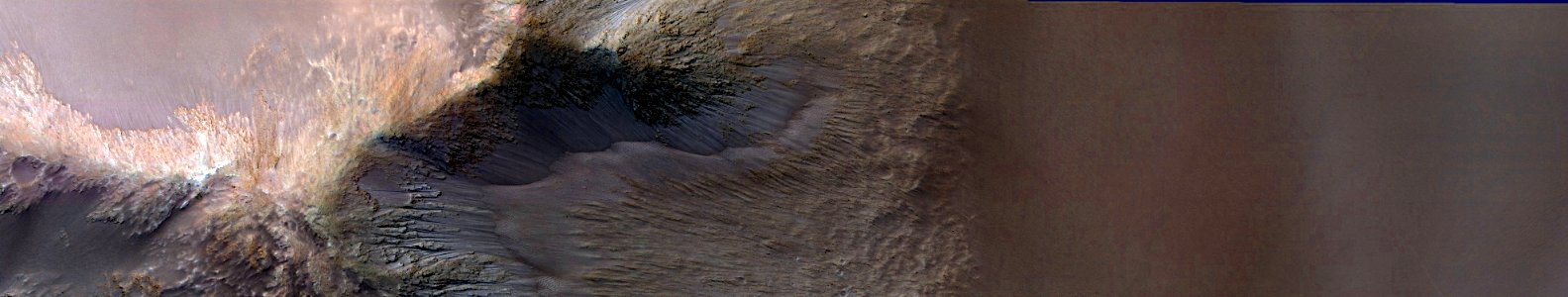 Mars - Slopes in Juventae Chasma