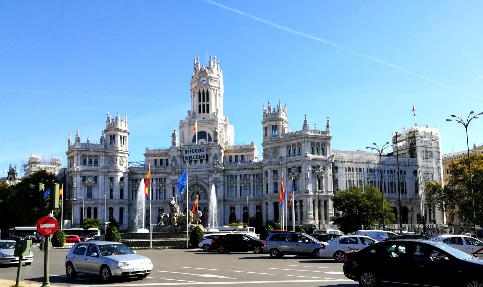 Palacio de Comunicaciones, Plaza de la Cibeles. Madrid. photo