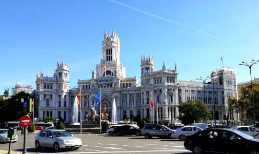 Palacio de Comunicaciones, Plaza de la Cibeles. Madrid. photo