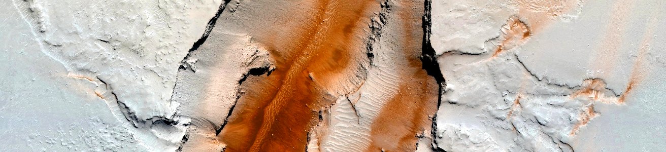 Mars - Slope Features in Cerberus Fossae photo