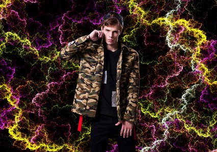 Fashion style model