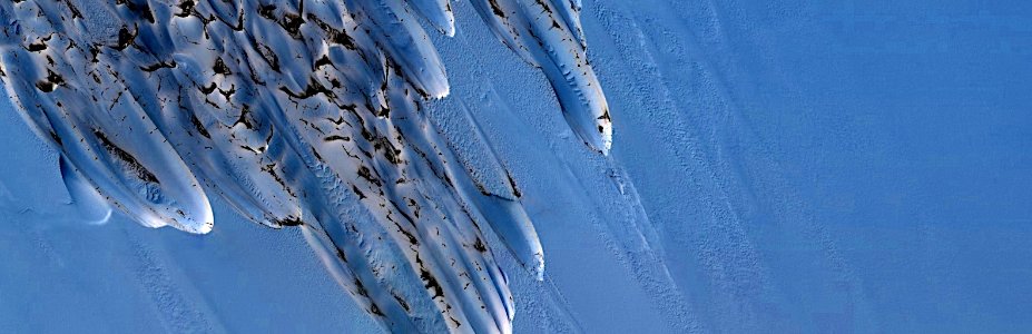 Mars - Seasonal Changes of Chasma Boreale Megadunes photo