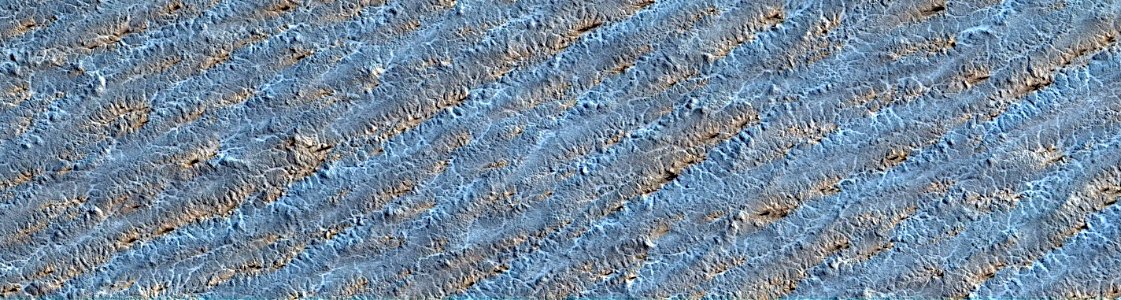 Mars - Cryptic Terrain in South Polar Region