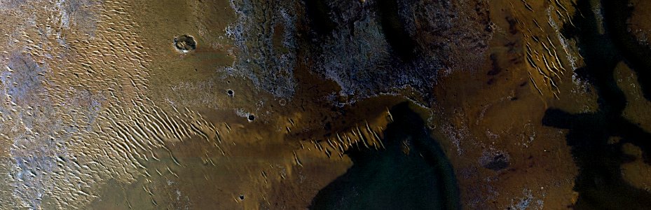 Mars - East Endeavour Crater Dune Field