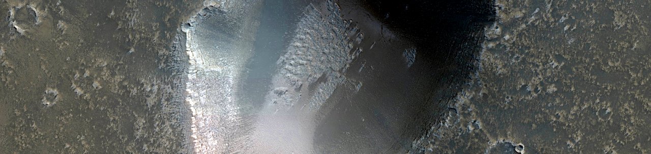 Mars - Pit in Southeastern Syria Planum