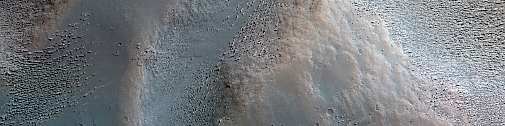 Mars - Fan Deposit from Valleys