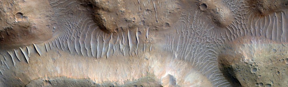 Mars - Margaritifer Terra Phyllosilicate Outcrop photo