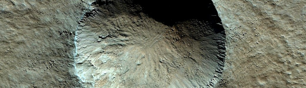 Mars - Fresh Impact Crater photo