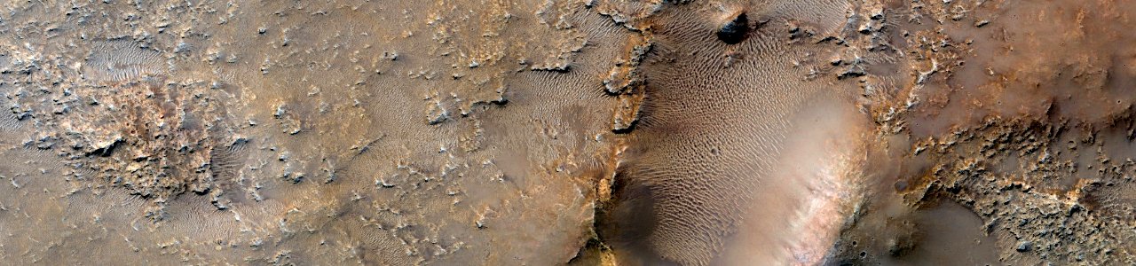 Mars - Olivine-Rich Crater Floor Deposit photo