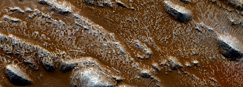 Mars - Layered Outcrops photo