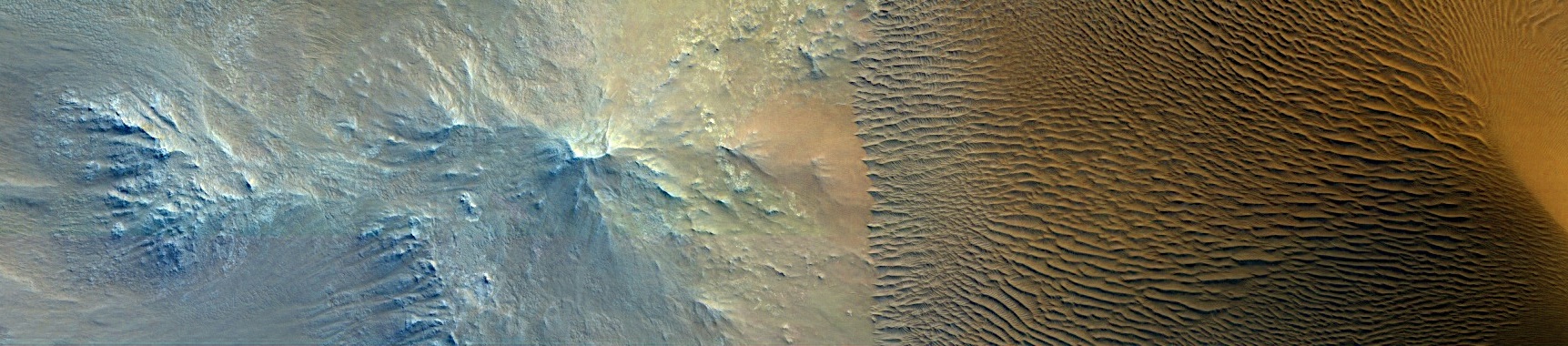 Mars - Dunes Inside a Crater