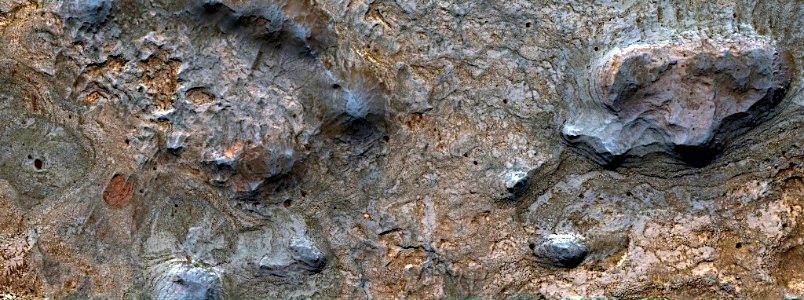 Mars - Large Area of Light-Toned Layering at Mawrth Vallis
