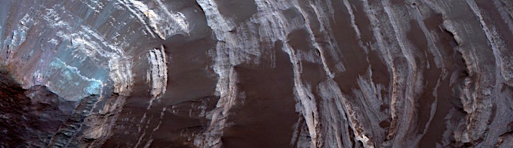Mars - Layers in Terby Crater photo