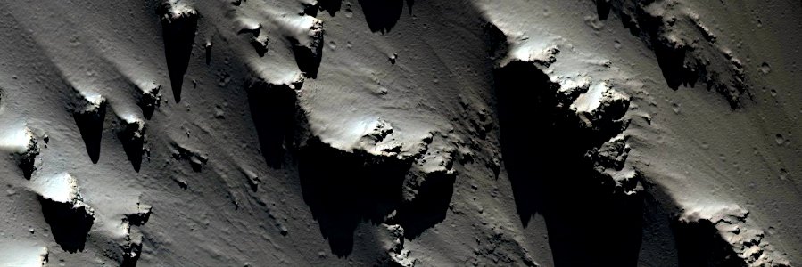 Mars - Sample Tharsis Tholus Caldera Wall photo