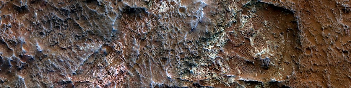 Mars - Ridges and Contact North of Hellas Planitia photo