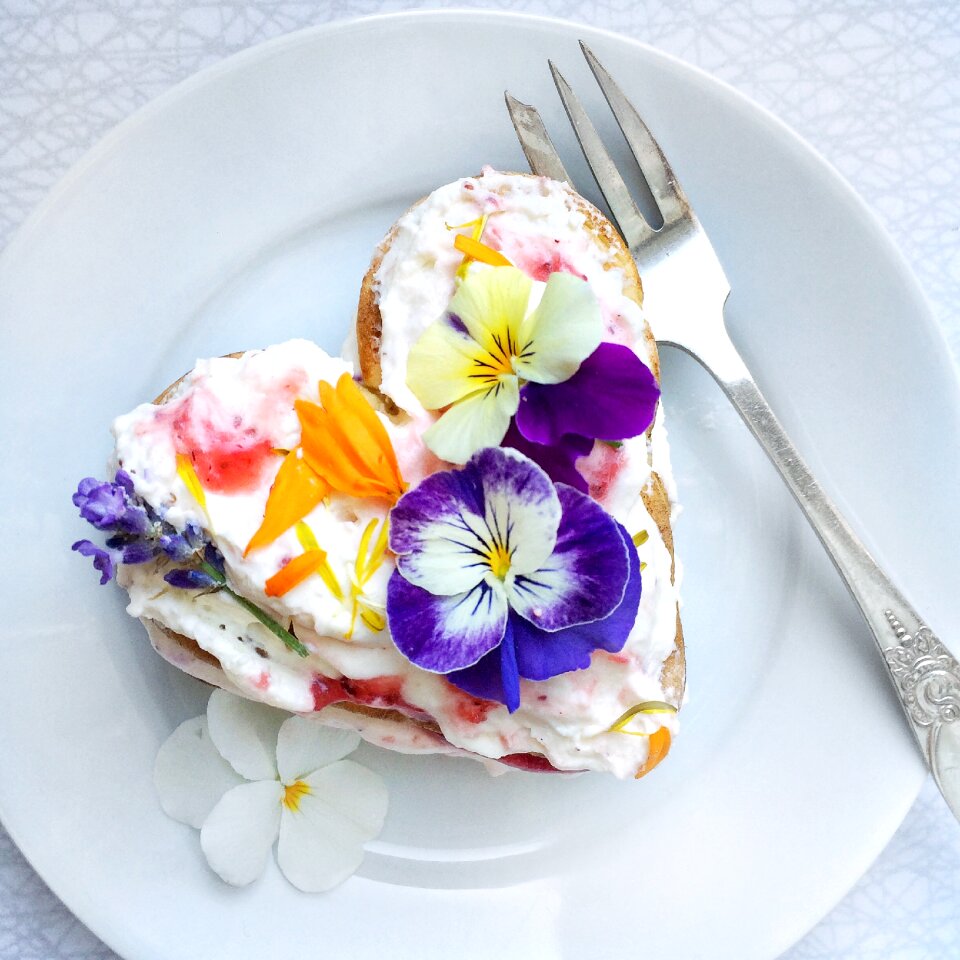 Valentine's day love pancakes
