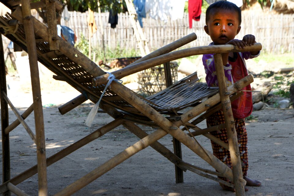 Play chair bamboo chair