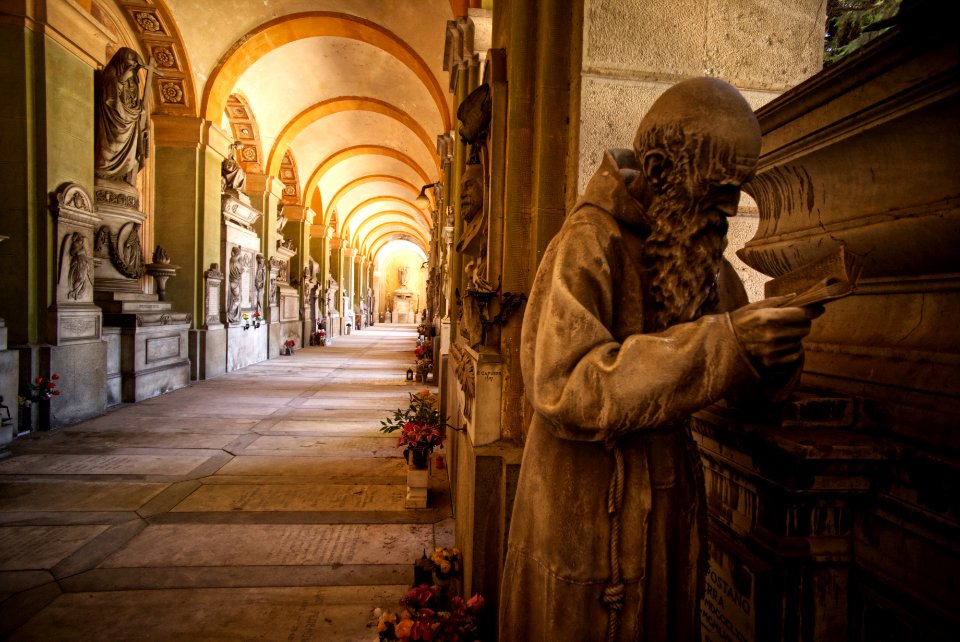 Staglieno-Genova monumental cemetery.