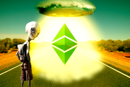 Ethereum Classic Wallpaper - Alien photo