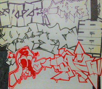 graffiti sketchbook 90's by Alez and Decone (skize) photo