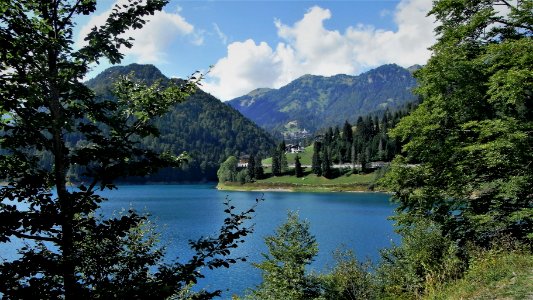 Lago di Sauris - Italy Alps photo