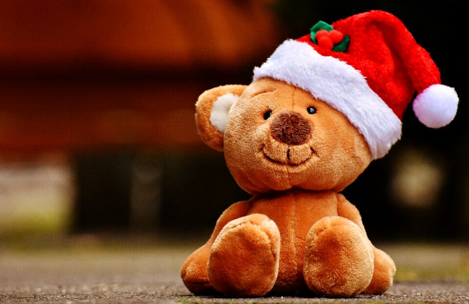 Soft toy santa hat funny