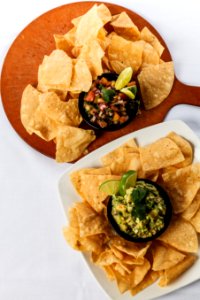 Tortilla Chips with homemade Guac and Salsa from Citizen Bar photo