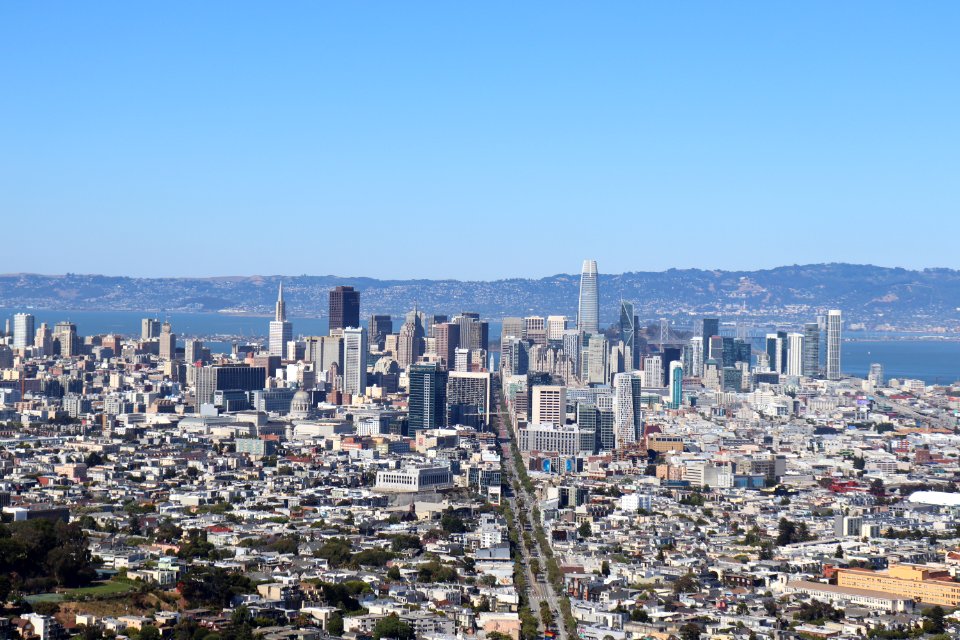 View of San Francisco from Twin Peaks