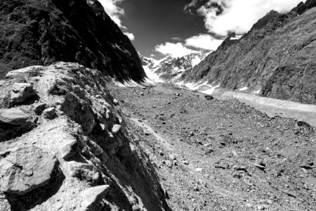 Miage glacier (Mont Blanc group). Better viewed large.