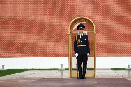 Kremlin officer sentry