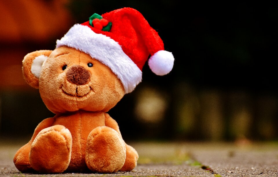 Soft toy santa hat funny