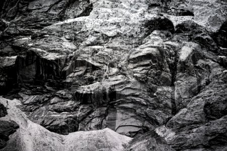 Brenva glacier scene (textured) photo