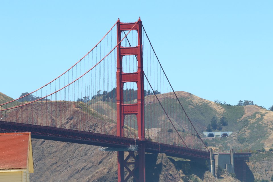 Golden Gate Bridge from Crissy Field Beach