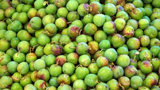 Plums fruits food