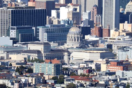 San Francisco City Hall from Twin Peaks