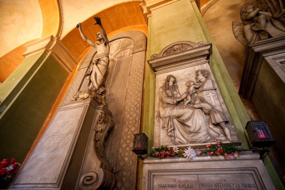 Staglieno-Genova monumental cemetery.