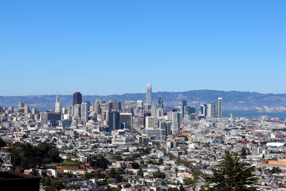 View of San Francisco from Twin Peaks