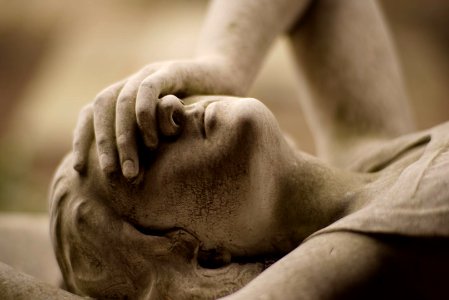 Staglieno-Genova monumental cemetery. Ribaudo tomb.