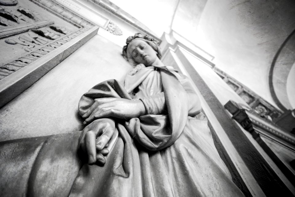 Staglieno-Genova monumental cemetery. Best viewed large.