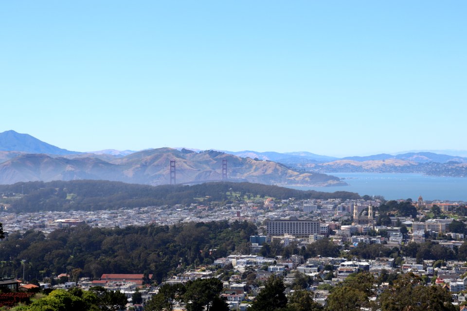 View of San Francisco from Twin Peaks