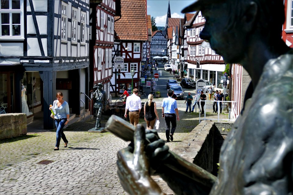 half-timbered houses of Melsungen