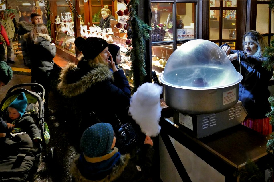 candy floss / Zuckerwatte